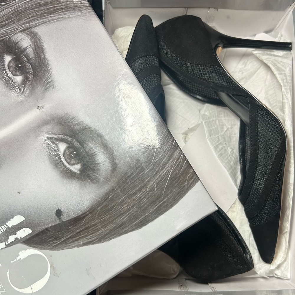 JLO Black Pointed Heel